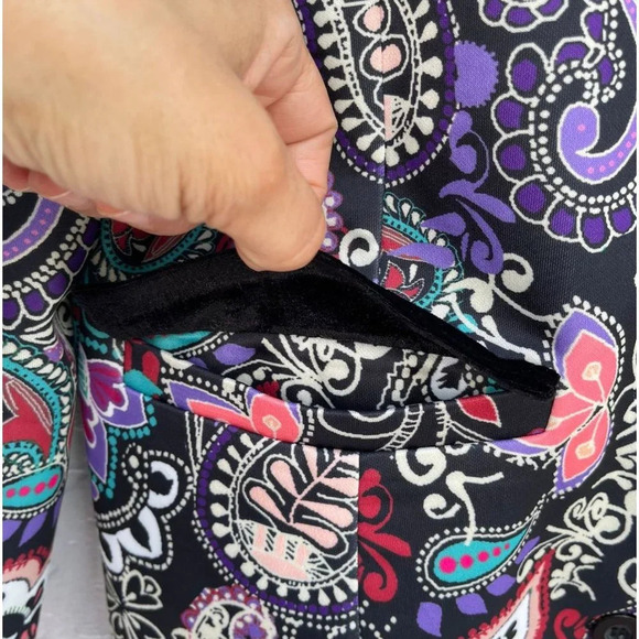 OC Order Plus Womens Carlisle Paisley Stylish Printed Coat Multicolor Sz Large - Picture 10 of 15